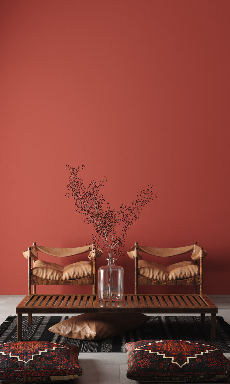 salon-mur-terre-rouge Salon mur terre rouge